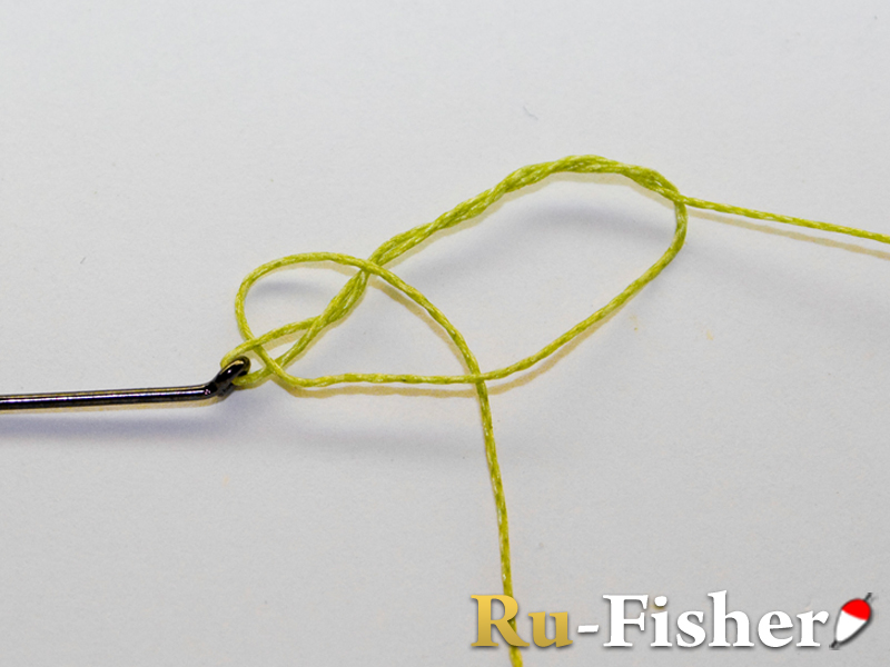 Рыболовный узел Кличн (Clinch Knot). Шаг 4