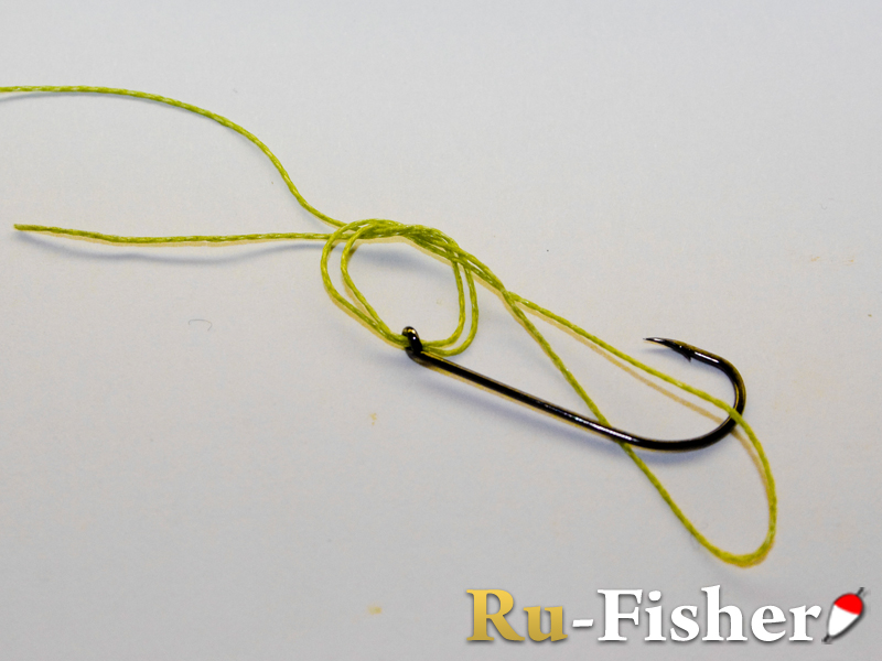 Рыболовный узел Паломар (Palomar Knot). Шаг 3