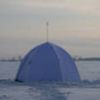 Как поставить палатку на лед